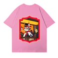 thumbnail image 4 of Hazbin Hotel Moda Casual Mujer Impreso de manga corta cuello redondo Pullover Tops Rosa/L, 4 of 4