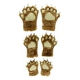 thumbnail image 3 of LazyOne Animal Paw Mittens for Adults and Kids, Bear, Costumes (Brown Mitt, Large), 3 of 7