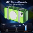 thumbnail image 3 of Strong  for iPhone 12 Case/iPhone 12 Pro Case, [Compatible with Magsafe][Mil-Grade Drop Protection]Slim Thin Shockproof Clear Protective Phone Case for iPhone 12/12 Pro,Fluorescent Green, 3 of 14