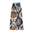 thumbnail image 5 of Mqqzkk Womens Plus Size Skirt Flower Graphic Print Midi Skirts Long Pleated High Waisted A Line Skirts With Side Pockets, 5 of 5