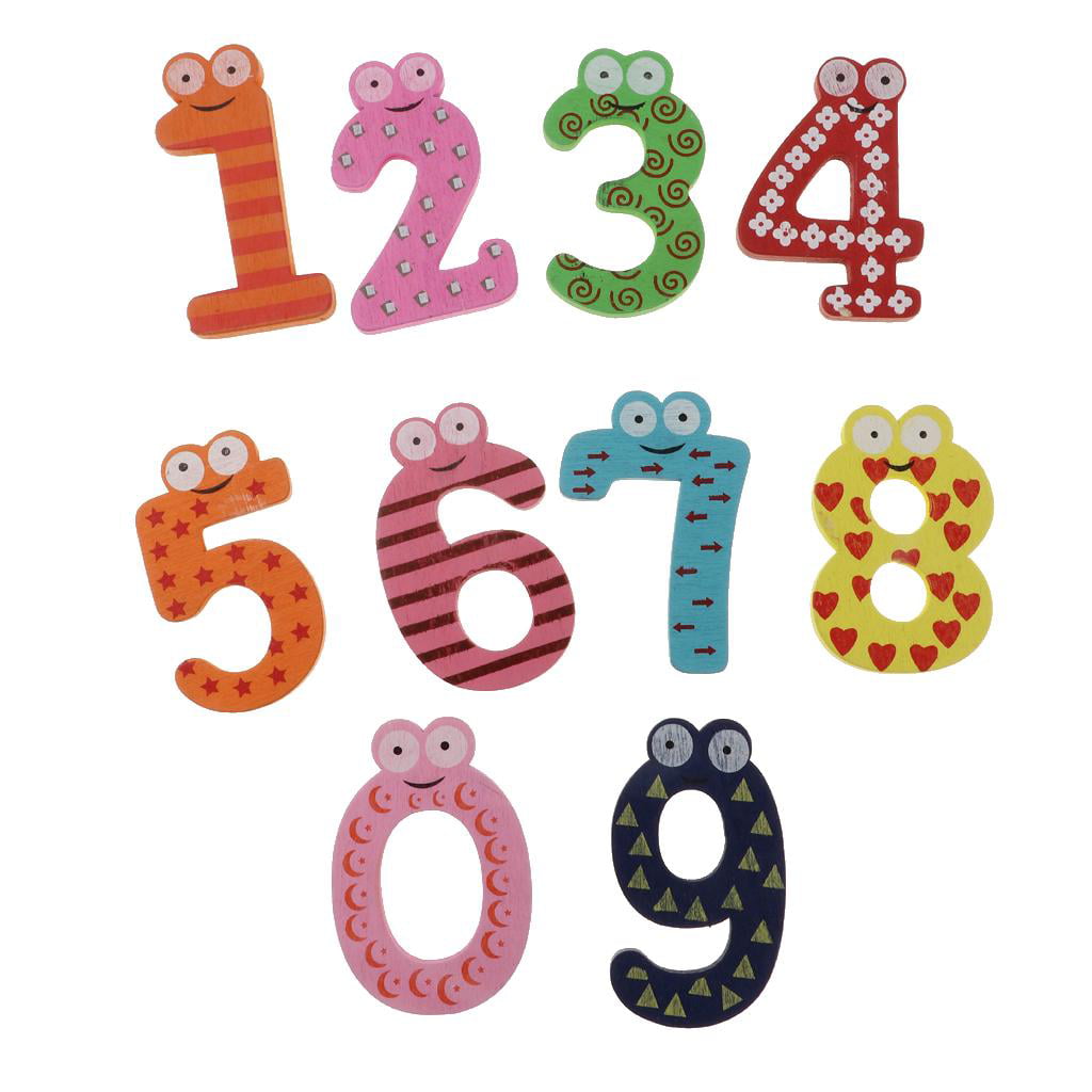 2set Wooden Magnetic Letters & Number Alphabet Fridge Magnets Teaching Aids 