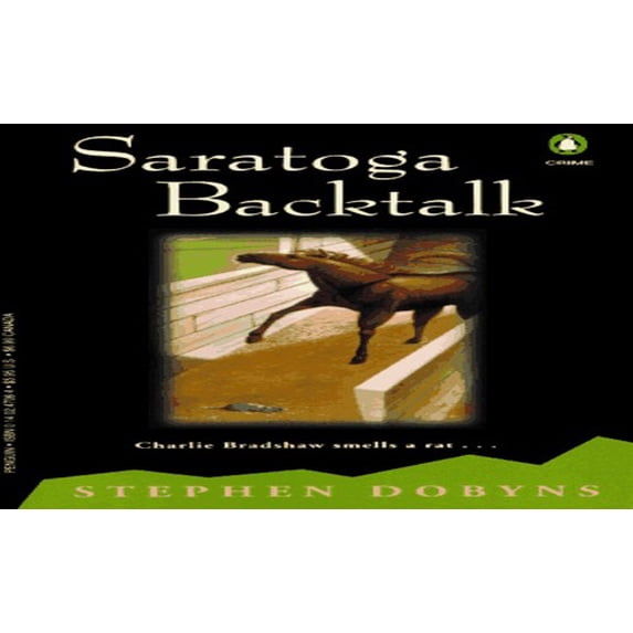Pre-Owned Saratoga Backtalk: A Charlie Bradshaw Mystery (Paperback) 0140247084 9780140247084