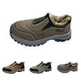 thumbnail image 2 of XIMIN Walking Shoes for Men Slip-On Loafer Trekking Shoes Work Sneakers Waterproof Sneakers Hiking Sneakers Work Shoes Slip-On Outdoor Sneakers (11.5, Khaki), 2 of 4