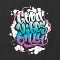 thumbnail image 2 of Good Vibes Only T-Shirt | Positive Vibes Black Tee Gift, 2 of 5