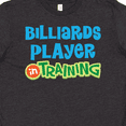 thumbnail image 4 of Inktastic Billiards player in training Youth T-Shirt, 4 of 5