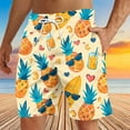 thumbnail image 2 of UVEASISHA Men's Swim Trunks 9 Inch Quick Dry Bathing Suit Big & Tall Casual Beach Shorts Tropical Palm Tree Print Board Shorts with Pockets Summer Sale Multicolor L, 2 of 6