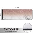 thumbnail image 5 of Kitchen Rugs Sets Of 2,Pink Glitter White Marble Pattern Anti Fatigue Kitchen Mat Rugs Non Slip Washable,Decorative Kitchen Floor Mats for Kitchen,Sink,Laundry,17"x47"+17"x47", 5 of 5