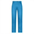 thumbnail image 4 of Clearance Pants Mens Fleece Lined Pants with Zipper New Fashion Casual Daily Holiday Formal Print New Business Slim Straight Trousers Men's Suit Pants Men West Black Dress Pants Blue XL, 4 of 6