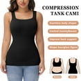 thumbnail image 2 of MANIFIQUE 2 Packs Compression Tank Cami - Tummy and Waist Control Body Shapewear Camisole for Women, 2 of 6