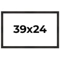 thumbnail image 6 of 39x24 Frame Black Rustic Barnwood Solid Wood Picture Frame | 1.5 Inch Moulding Width | Includes UV, 6 of 7