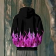 thumbnail image 4 of Hoodies for Men Womens Fashion Cool Flame Printing Hooded Sweatshirt Fall and Winter Clothing Fleece Hoodies Outfits With Pockets, 4 of 9