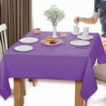 thumbnail image 2 of 10 Pack Purple Plastic Tablecloth Disposable Table Covers for Parties Bridal Shower Birthday Engagement Wedding, Fits 6 to 8 Foot Rectangle Tables (54 × 108 Inch)", 2 of 6