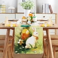 thumbnail image 6 of YingYouFu Easter Table Flag, Bow and Egg Printed Tablecloth Mat for Living Room Tea Table Decor, Spring Holiday Party Decoration and Home Dining Accessory, 6 of 8