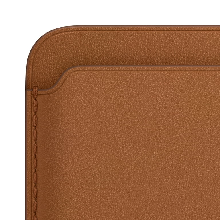 iPhone Leather Wallet with MagSafe - Saddle Brown - Walmart.com