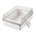 thumbnail image 3 of TISHITA Cat Litter Box Kitty Litter Box Detachable Easy Clean High Sides for Indoor Cats White, 3 of 8