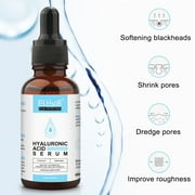 Elbbub Hyaluronic Acid Serum for Face 90ml, Moisturizing and Hydrating Serum for Rough Skin,Reduce Fine Lines & Inflammation,Fast Absorption,Non Greasy