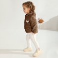 thumbnail image 3 of 6M-3T Baby Boys Girls Winter Warm Fleece Sweatshirt Cartoon Hooded Coats Jackets Toddler Long Sleeve Zipper Coats Top Outerwear, 3 of 9