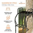 thumbnail image 2 of Big Game The Warrior Pro 1 Person Deer Hunting Ladder Climbing Tree Stand, 2 of 10
