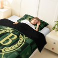 thumbnail image 3 of Catabedysis Golf Cart Twin Comforter Sets For Boys,Cute Personalized Letter M Bedding Set,Black Reversible,2 Pieces,1 Comforter and 1 Pillowcase, 3 of 7