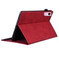 thumbnail image 4 of For Xiaomi Redmi Pad SE Splicing Shockproof Leather Tablet Case(Red),iPhone 16 Plus, 4 of 6