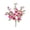 Hot Pink, variant on Artificial Camellia Flowers, 18.1" Realistic Silk Flower Stems with 5 Branches, Camellia Bouquet for Home Wedding Party Centerpiece Vase Filler Decor