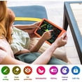 thumbnail image 3 of LCD Writing Tablet, 10 Inch Colorful Toddler Doodle Board Drawing Tablet, Educational and Learning Toy for 3-6 Years Old Boy and Girls, 3 of 7