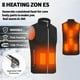 thumbnail image 4 of Chaqueta calefactable para mujer, chaleco calefactable, ropa, chaquetas calefactables para hombres, chaqueta calefactora eléctrica, ropa, chaqueta USB, ropa calefactora, 4 of 5