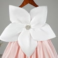 thumbnail image 4 of Vestido para niños, vestido de princesa, vestido de boda para niña con flores, vestido rosa para niña, vestido de princesa para primer cumpleaños, verano, 4 of 5
