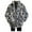 White, variant on ZVNAΖH Men's Faux Fur Coat Winter Warm Lapel Overcoat Zip Front Luxury Fluffy Outwear Leopard Print Coat with Pockets