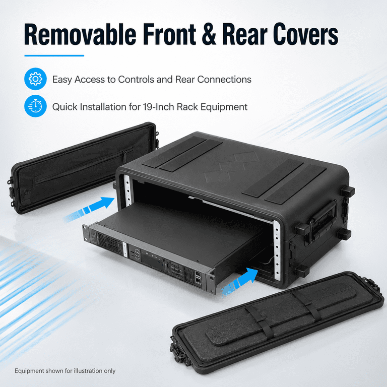 2U Rack Case Shallow 12