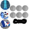 thumbnail image 3 of 6 Pieces D s PVC Patch/ Round D s Patch/ Deck Attachment /Tie Down D Pad /Deck Rigging for Dinghy /Paddleboard /Raft /Deck Gray, 3 of 9