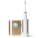 thumbnail image 1 of Vanity Planet Elements Cepillo de dientes eléctrico ultrasónico - Dorado - Cuidado bucal avanzado con base de carga desinfectante UV con 3 cabezales de repuesto - 99,9% eficaz para mantener los diente, 1 of 5