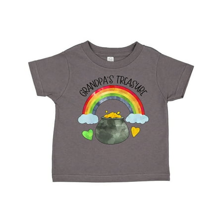 

Inktastic Grandpa s Treasure St. Patrick s Day Rainbow and Gold Gift Toddler Boy or Toddler Girl T-Shirt