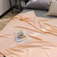 thumbnail image 6 of Wovilon Cotton Bed Blanket Twin Cotton Thermal Blanket Lightweight Bed Throw Breathable Soft Comfortable Blanket For All Season, 6 of 6