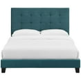 thumbnail image 5 of Melanie King Tufted Button Upholstered Performance Velvet Platform Bed-MOD-5823, 5 of 5