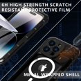 thumbnail image 5 of ELEHOLD Waterproof Rugged Case for iPhone 14 Pro 6.1" MagSafe Compatible Built-in Screen Protector IP68 Underwater 360° Full Body Shockproof Dustproof Protective Case for iPhone 14 Pro,Black, 5 of 9