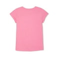 thumbnail image 2 of Wonder Nation Girls' 4-18 Short Sleeve Tie Front Top, 2 of 4