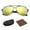 Gold, variant on LotFancy Polarized Aviator Sunglasses for Women, Designer Eyewear with Case, UV 400 Protection