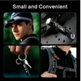 thumbnail image 5 of Wrongduck 500 Lumens Mini EDC Flashlight Rechargeable Keychain Light with Fire Starter Window Breaker Magnetic Base and 3 Color Sidelights Pocket Camping Flashlight, 5 of 8