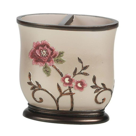 Popular Bath Larrisa Toothbrush Holder, One Size , Red