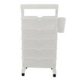 thumbnail image 2 of 6 Tier Book Rack Storage Bookshelf, Removable Movable Unique Bookcase Utility Organizer, Multilayer Mobile Bookcase With Rotatable Shelves Compact For Bedroom Dormitory Office Kids, 2 of 8