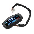 thumbnail image 1 of Motorcycle Digital Speedometer, Motorcycle Digital Dash Panel DC8 to 12V Speedometer Odometer Tachometer RPM Gauge Replacement for  1 2 4 Cylinders, 1 of 7