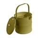thumbnail image 3 of Cubo de basura para desechos de té, bote de basura para accesorios de mesa de ceremonia, grande, portátil con Verde, 3 of 9