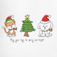 thumbnail image 3 of CafePress - Cat And Dog Christmas Women's Light Pajamas - Women's Short Sleeve Print T-Shirt and Pants Light Cotton Pajama Set, 3 of 7