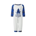 thumbnail image 2 of Jaweiwi Family Matching Christmas Pajamas Sets Christmas Tree Printed Long Sleeve Tops with Plaid Pants 2Pcs Holiday Sleepwear, 2 of 9