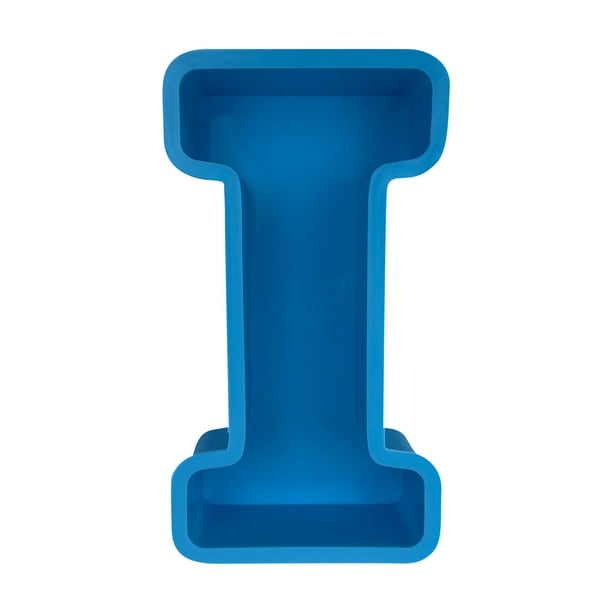 Fiudx Molde Grande de Resina con Letras, Molde de Letras Epoxi Duradero, Diseño Flexible y Reutilizable, Perfecto para Velas, Jabón y Resina, Ideal para Decoración de Escritorios y Fiestas, Tamaño 1