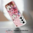thumbnail image 5 of XPM for Apple iPhone 15 Pro Max Phone Case, Epoxy Glitter Flowers Bling 3D Butterfly Fashion TPU Hybrid with Shockproof Protection Cover for iPhone 15 Pro Max (Pink), 5 of 8