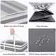 thumbnail image 2 of Cesto de ropa sucia HomeHacks, impermeable, 88 L, paquete de 2 unidades, gris, 2 of 7