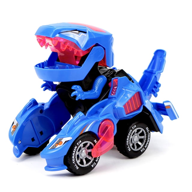 Vehículo robot de transformación, dinosaurio transformador, deformación del coche, deformación, juguete eléctrico, deformación, coche eléctrico, juguete, innovación moderna