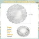 thumbnail image 2 of Uxcell 200 Pcs Servilletas de Papel de 5 Pulgadas Redondas de Encaje Decorativas, Papeles Desechables para Comidas y Fiestas, Plateado, 2 of 6